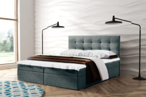 Eka Kontinentální čalouněná postel Oslo - Lux (160x200 cm) :
